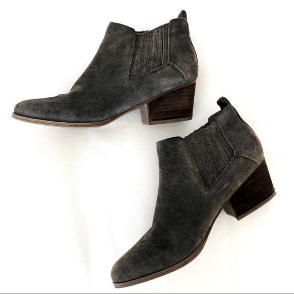 Crown Vintage Suede Bootie, Sz 7.5